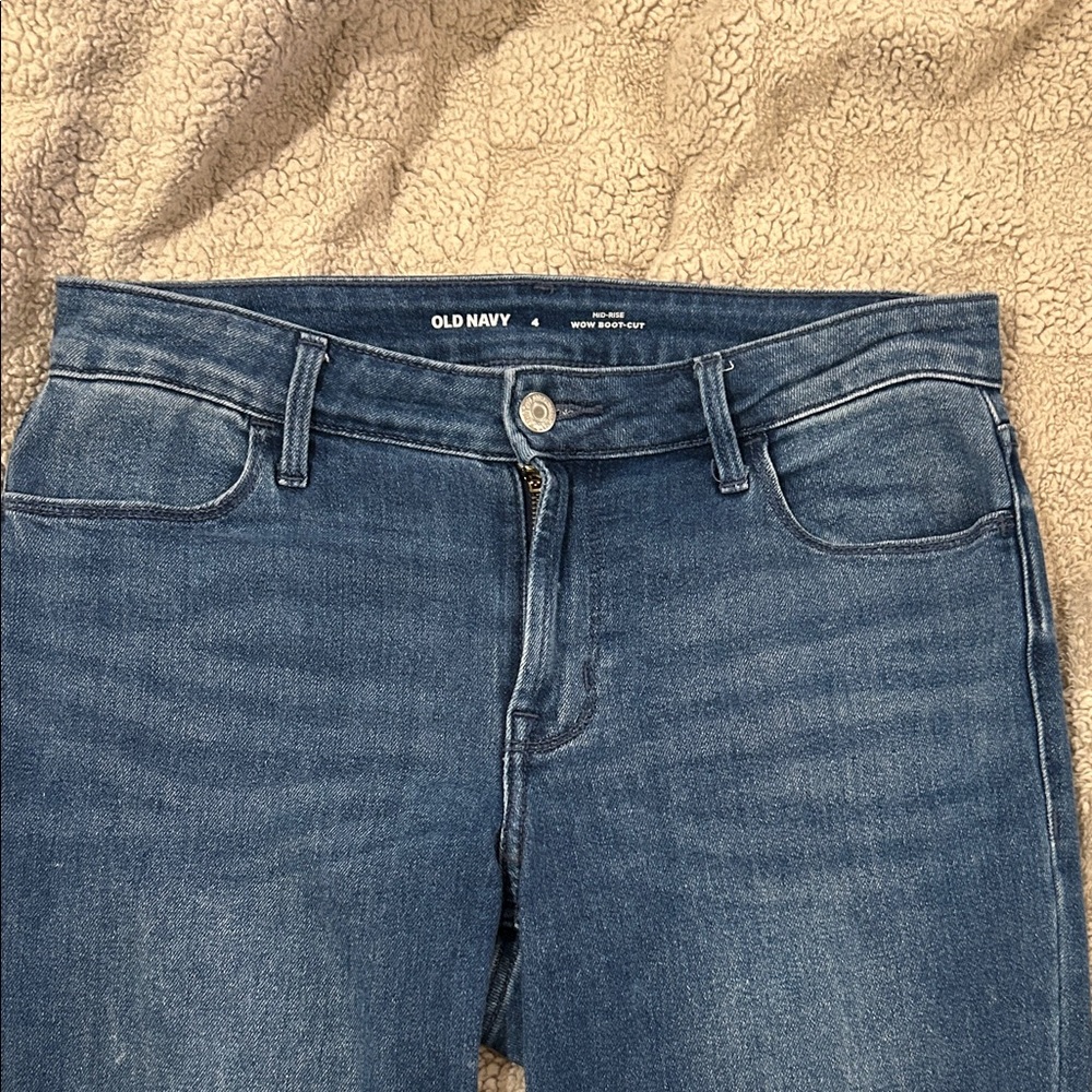 Old Navy High-Rise Dark Blue Women's Jeans